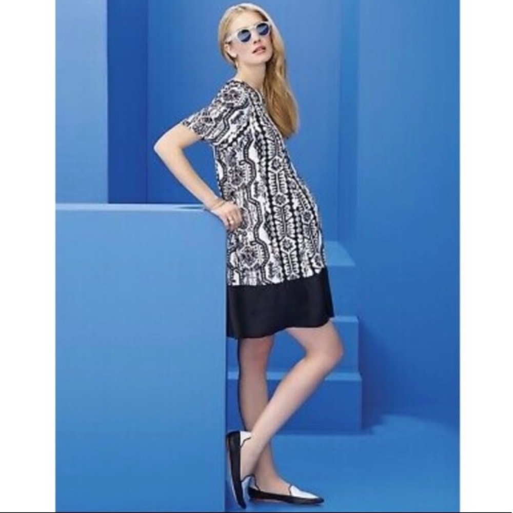 Rachel Zoe for A Pea in the Pod Black and White Dress